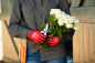 Preview: FELCO 6 Gartenschere - Fau mit weißen Rosen